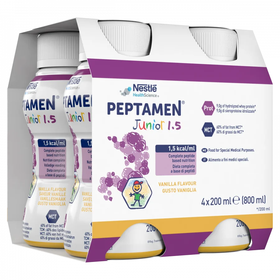 Пептамен Юниор 1.5 с ароматом ванили (4х200мл)