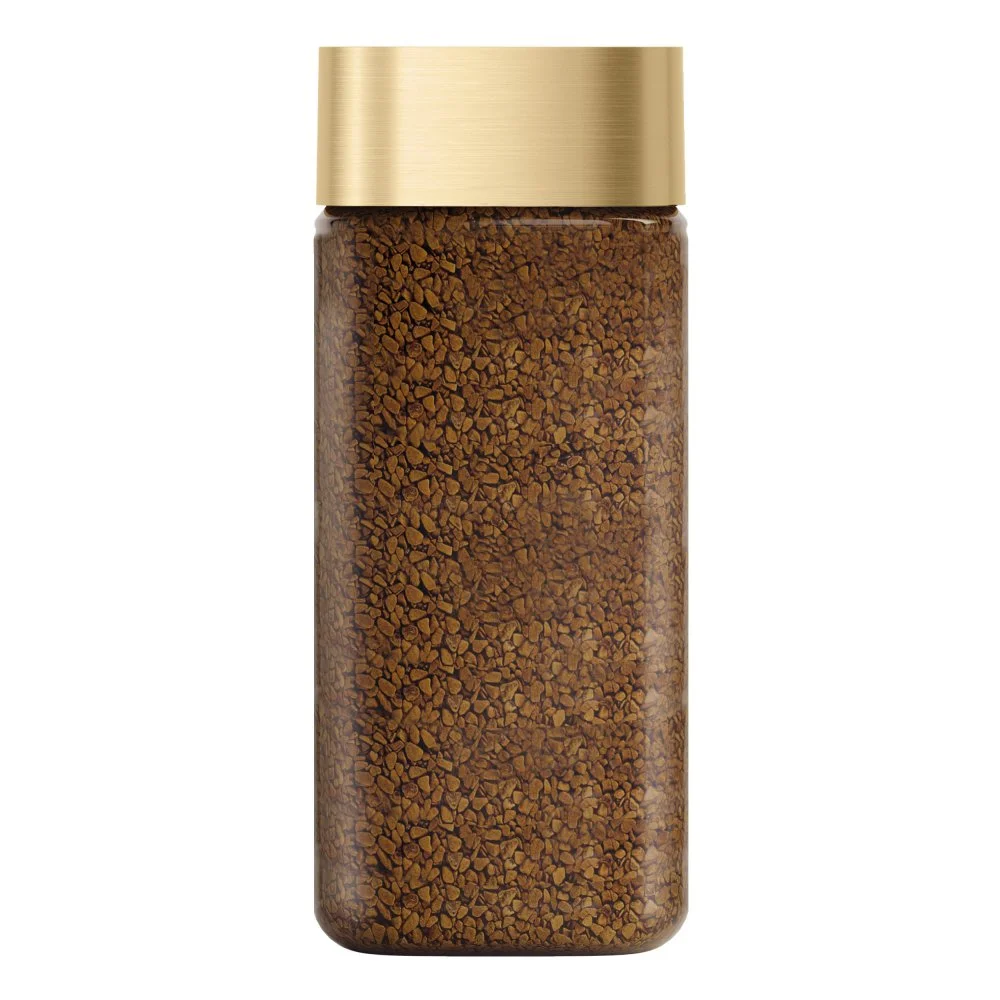 85г. Банка. НЕСКАФÉ® Голд Aрома Интенсо. Натуральный растворимый сублимированный кофе с добавлением жареного молотого кофе