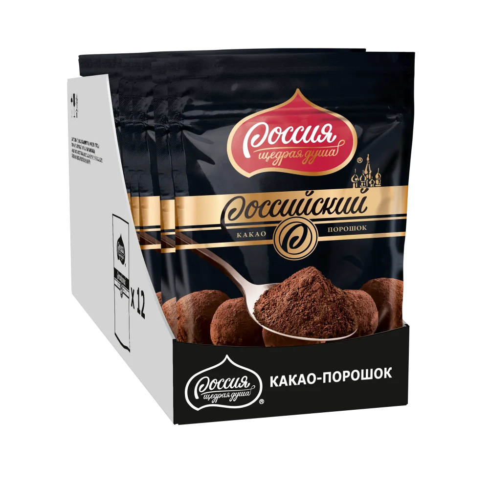 РОССИЙСКИЙ Какао порошок ГОСТ 100г