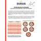 Сухой корм премиум класса SIRIUS для взрослых кошек мясной рацион, 1,5 кг