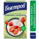 Быстров®. Без варки. Хлопья овсяные, не требующие варки, с клубникой и молоком.240г